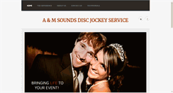 Desktop Screenshot of amsoundsdj.com